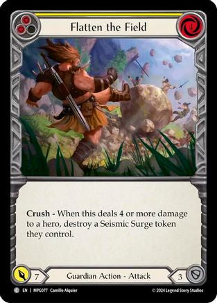 Flatten the Field (Yellow) (MPG077) - Mastery Pack Guardian