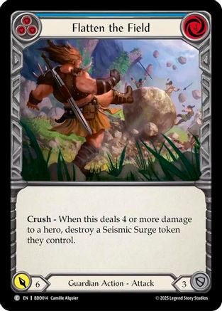 Flatten the Field (Blue) (BDD014) - Bravo Demo Deck