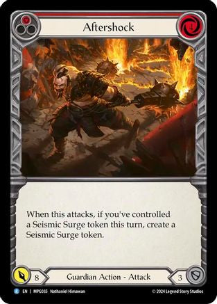 Aftershock (Red) (MPG035) - Mastery Pack Guardian