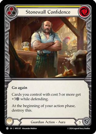 Stonewall Confidence (Yellow) (MPG107) - Mastery Pack Guardian