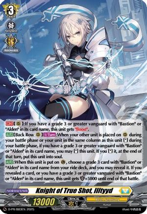 Knight of True Shot, Illtyyd (Foil) (D-PR/883EN) - D Promo Cards