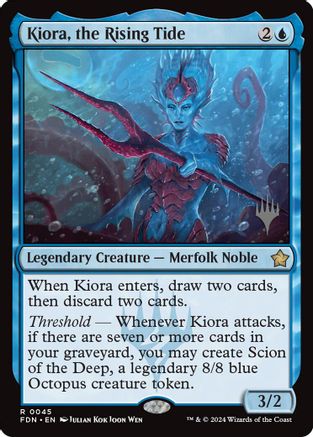 Kiora, the Rising Tide (PPEOE-045) - Promo Pack: Edge of Eternities