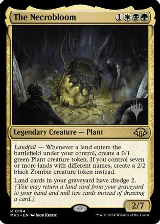 The Necrobloom (PPEOE-194) - Promo Pack: Edge of Eternities Foil