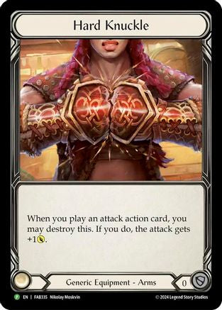 Hard Knuckle - FAB335 (FAB335) - Flesh and Blood: Promo Cards Cold Foil