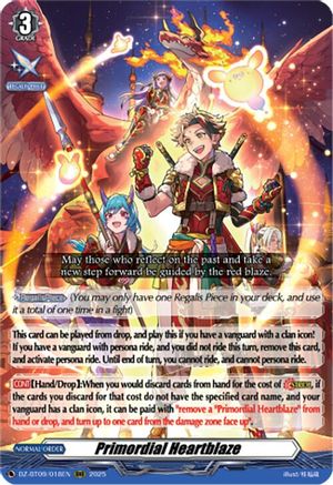 Primordial Heartblaze (DZ-BT09/018EN) - DZ-BT09: Super Brave Detonation
