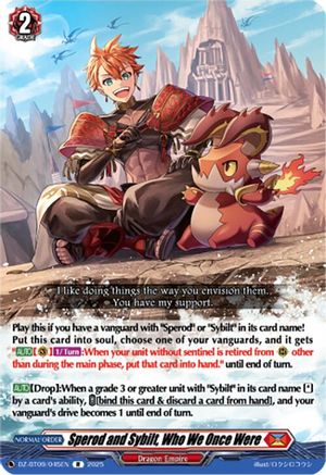Sperod and Sybilt, Who We Once Were (DZ-BT09/045EN) - DZ-BT09: Super Brave Detonation