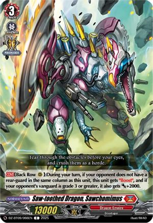 Saw-toothed Dragon, Sawchomimus (DZ-BT09/066EN) - DZ-BT09: Super Brave Detonation