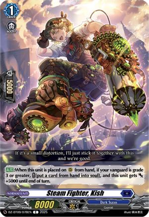 Steam Fighter, Kish (DZ-BT09/078EN) - DZ-BT09: Super Brave Detonation