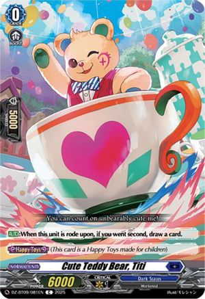 Cute Teddy Bear, Titi (DZ-BT09/081EN) - DZ-BT09: Super Brave Detonation