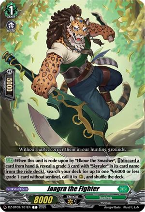 Jaagra the Fighter (DZ-BT09/101EN) - DZ-BT09: Super Brave Detonation