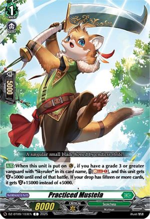 Practiced Mustela (DZ-BT09/103EN) - DZ-BT09: Super Brave Detonation