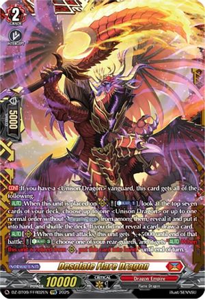 Desolate Flare Dragon (FFR) (DZ-BT09/FFR02EN) - DZ-BT09: Super Brave Detonation
