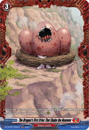 The Dragon's First Cries That Shake the Heavens (FR) (DZ-BT09/FR08EN) - DZ-BT09: Super Brave Detonation