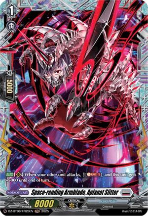 Space-rending Armblade, Aplanat Slitter (FR) (DZ-BT09/FR25EN) - DZ-BT09: Super Brave Detonation