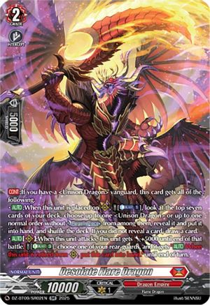 Desolate Flare Dragon (SR) (DZ-BT09/SR02EN) - DZ-BT09: Super Brave Detonation