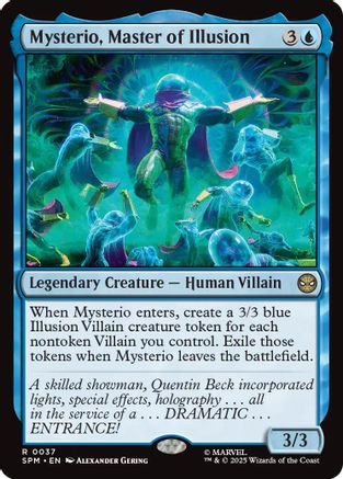Mysterio, Master of Illusion (SPM-037) - Marvel's Spider-Man Foil