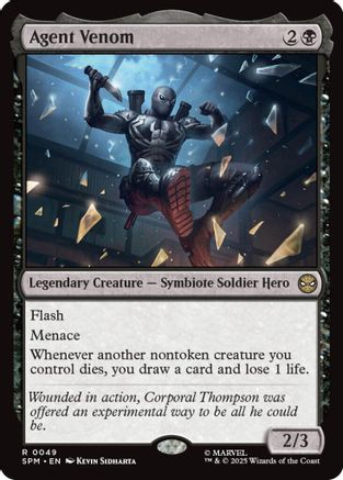 Agent Venom (SPM-049) - Marvel's Spider-Man Foil