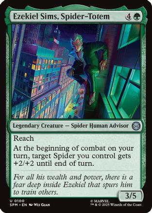 Ezekiel Sims, Spider-Totem (SPM-100) - Marvel's Spider-Man Foil