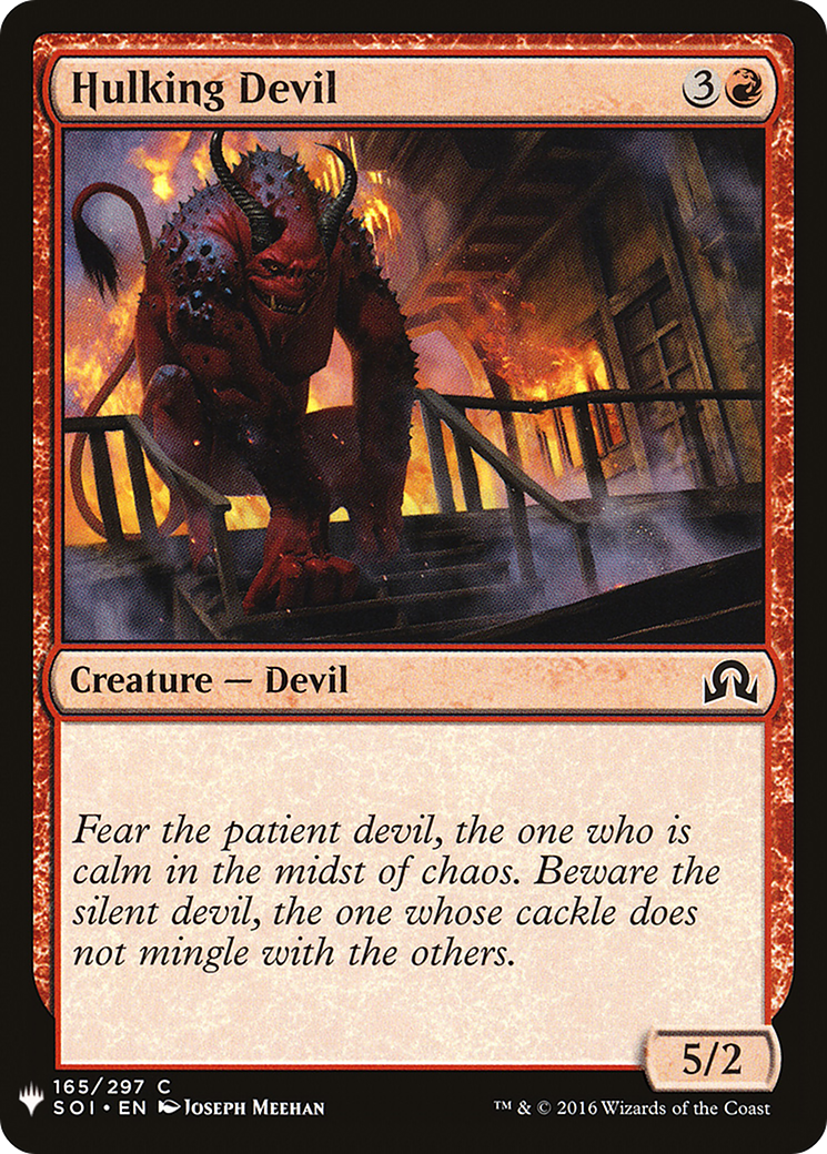 Hulking Devil (LIST-165) - The List