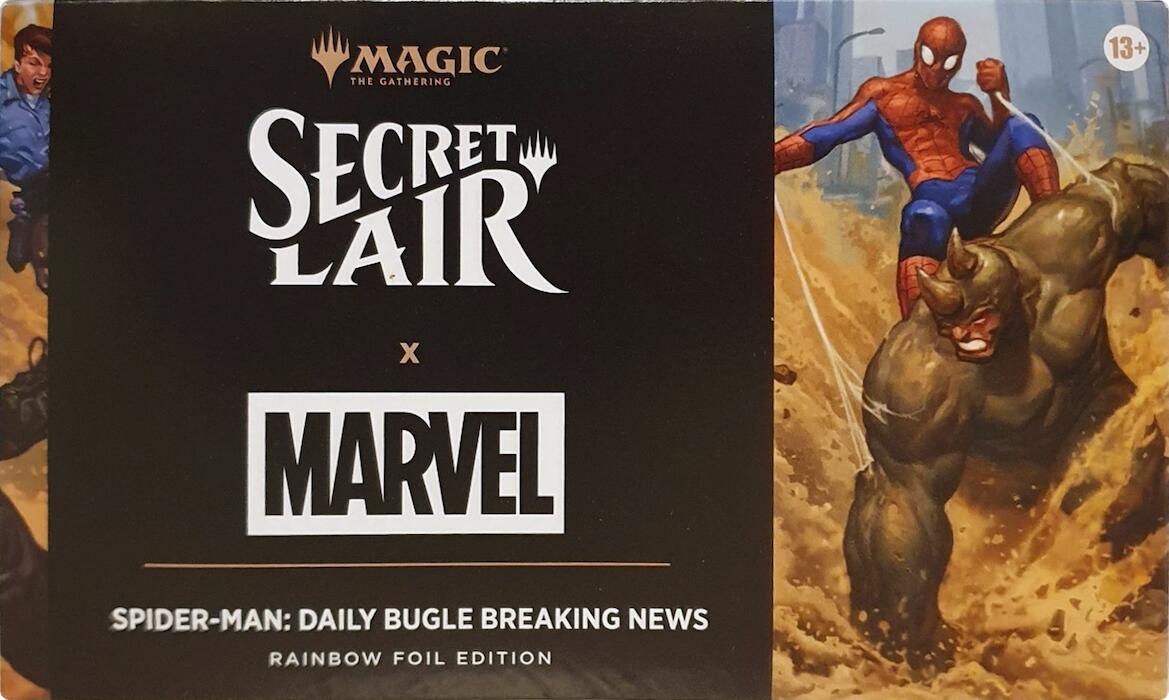 Secret Lair Drop: Secret Lair x Marvel's Spider-Man: Daily Bugle Breaking News - Rainbow Foil Edition