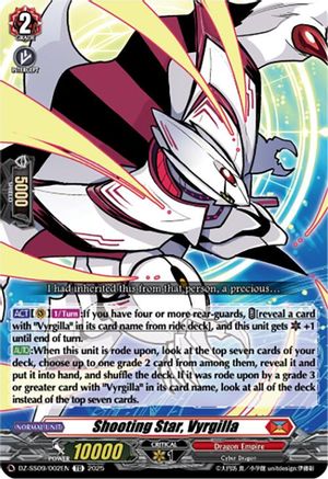 Shooting Star, Vyrgilla (DZ-SS09/002EN) - DZ-SS09: Zero Tendo Start Deck