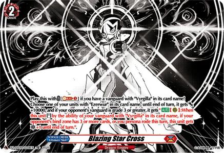 Blazing Star Cross (DZ-SS09/019EN) - DZ-SS09: Zero Tendo Start Deck