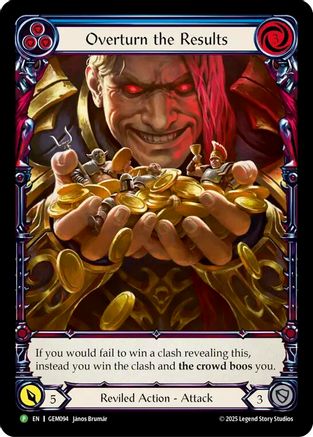Overturn the Results (GEM094) - GEM Pack 3 Rainbow Foil