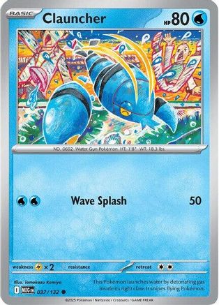 Clauncher 037/132 ME01 Mega Evolution - Common