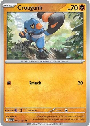 Croagunk 078/132 ME01 Mega Evolution - Common