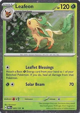 Leafeon 005/131 - Holofoil Miscellaneous Cards & Products - Rare