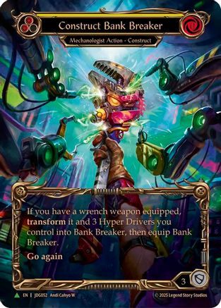 Construct Bank Breaker - JDG052 (JDG052) - Flesh and Blood: Promo Cards Cold Foil