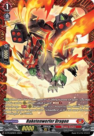 Raketenwerfer Dragon (D-PR/820EN) - D Promo Cards