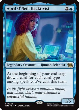 April O'Neil, Hacktivist (TMT-029) - Teenage Mutant Ninja Turtles