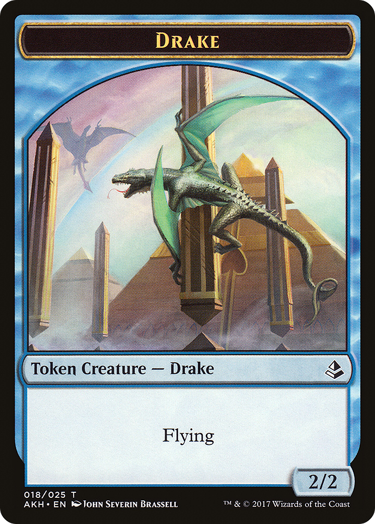 Drake Token (AKH-018) - Amonkhet Tokens