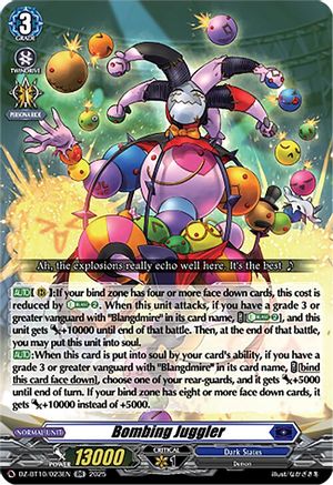 Bombing Juggler (DZ-BT10/023EN) - DZ-BT10: Dragonsoul Resonance