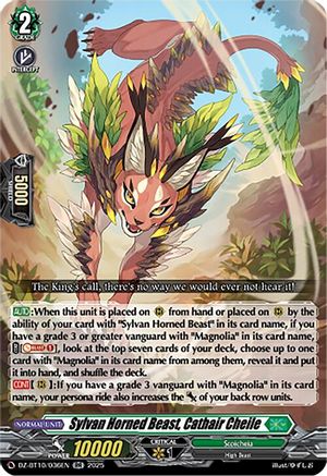 Sylvan Horned Beast, Cathair Cheile (DZ-BT10/036EN) - DZ-BT10: Dragonsoul Resonance