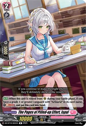 The Pages of Pilled-up Effort, Ispal (DZ-BT10/063EN) - DZ-BT10: Dragonsoul Resonance
