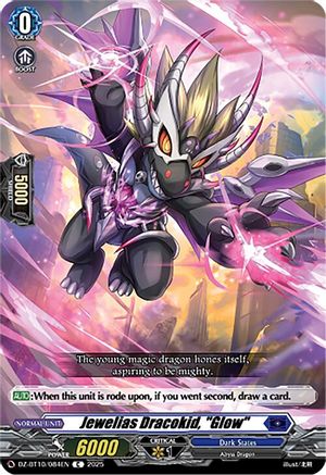 Jewelias Dracokid, "Glow" (DZ-BT10/084EN) - DZ-BT10: Dragonsoul Resonance