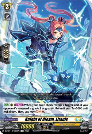 Knight of Gloam, Litauis (DZ-BT10/097EN) - DZ-BT10: Dragonsoul Resonance