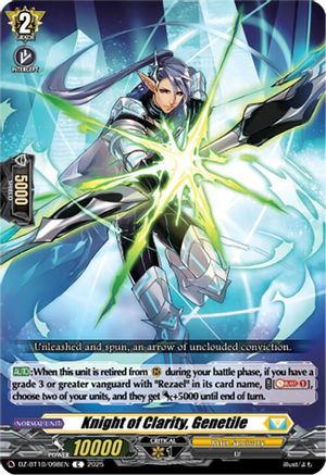 Knight of Clarity, Genetile (DZ-BT10/098EN) - DZ-BT10: Dragonsoul Resonance