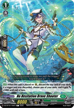 No Hesitation Brave Shooter (DZ-BT10/106EN) - DZ-BT10: Dragonsoul Resonance