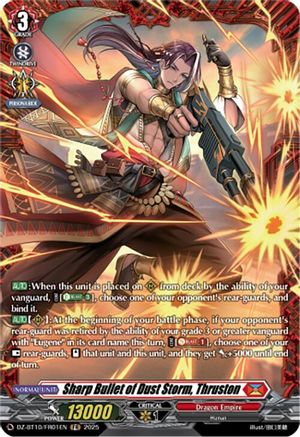 Sharp Bullet of Dust Storm, Thruston (FR) (DZ-BT10/FR01EN) - DZ-BT10: Dragonsoul Resonance