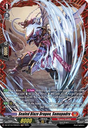Sealed Blaze Dragon, Samupadru (FR) (DZ-BT10/FR04EN) - DZ-BT10: Dragonsoul Resonance