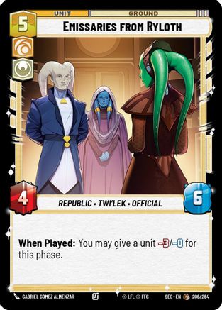 Emissaries from Ryloth (206/264) - Secrets of Power