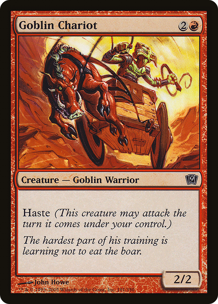 Goblin Chariot (9ED-191) - 9th Edition