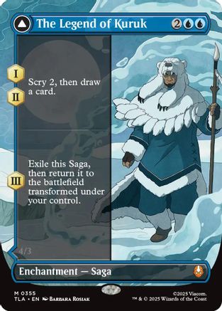 The Legend of Kuruk (Borderless) (TLA-355) - Avatar: The Last Airbender