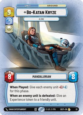 Bo-Katan Kryze - Alone (Foil) - Secrets of Power Weekly Play Promos