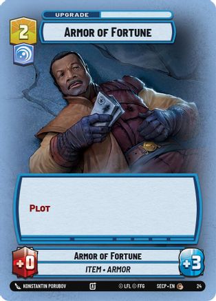 Armor of Fortune (Foil) - Secrets of Power Weekly Play Promos