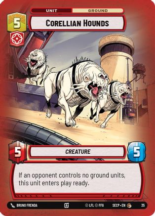 Corellian Hounds (Foil) - Secrets of Power Weekly Play Promos