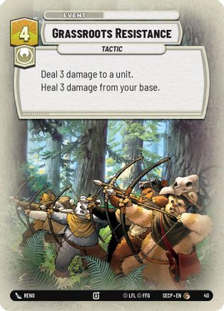 Grassroots Resistance (Foil) - Secrets of Power Weekly Play Promos